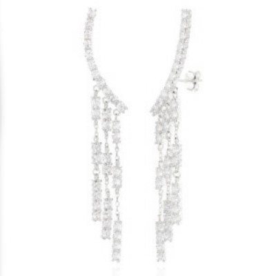 Orecchini Domar Gioielli Donna ORECCHINI ARGENTO 925 in Argento Cubic Zirconia EZB114541 - EZB114541
